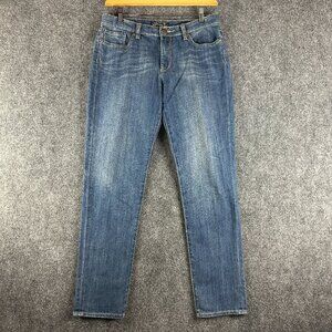 Seven7 Jeans Womens 31 Skinny Medium Wash Cotton Stretch Embroidered Pockets